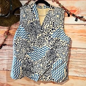 LIKE NEW "ADRIANNA PAPELL" BUSINESS CASUAL SLEEVELESS TOP! SZ 12